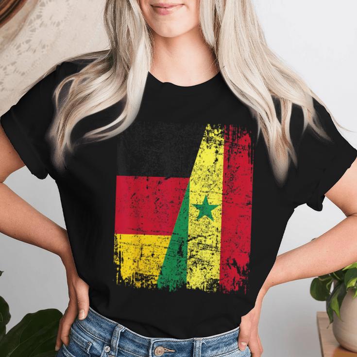 Senegal Germany Flag Children Senegal T-shirt Frauen Geschenke für Sie