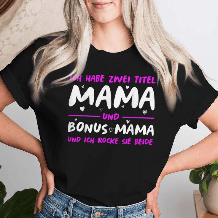 Stepmom Mother's Day Bonus Mum Idea T-shirt Frauen Geschenke für Sie