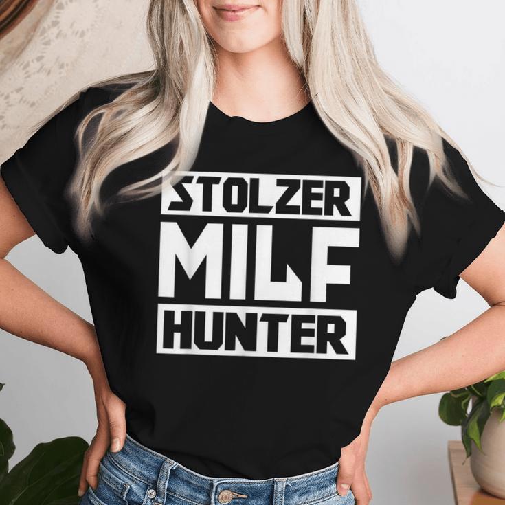 Stolzer Milfhunter Milfs Milf Geile Mama Mother T-shirt Frauen Geschenke für Sie