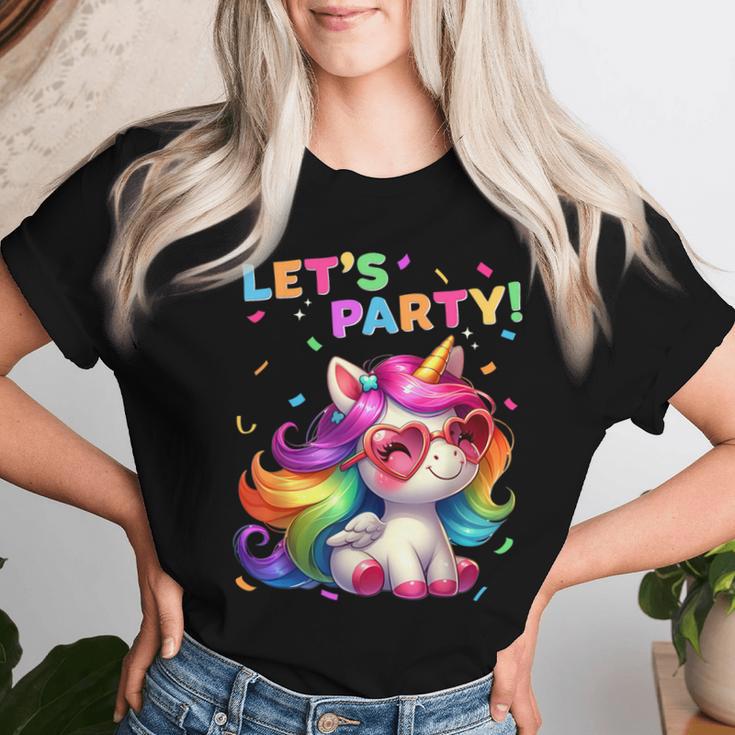 Unicorn Party Outfit Boys Girls Unicorn T-shirt Frauen Geschenke für Sie