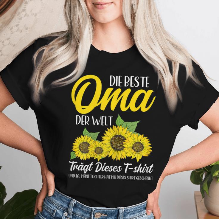 Women's The Best Oma In The World German T-shirt Frauen Geschenke für Sie