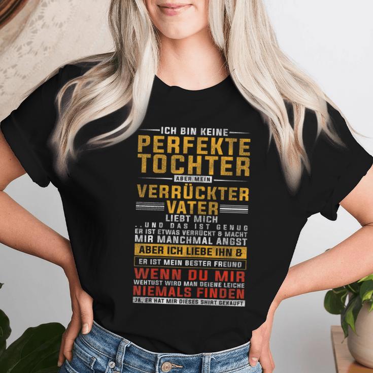 Women's Ich Bin Keine Perfect Daughter T-shirt Frauen Geschenke für Sie