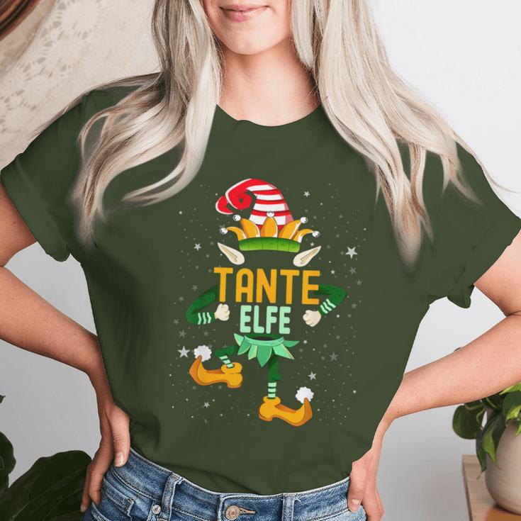 Aunt Elf Christmas Family Outfit Christmas Elf T-shirt Frauen Geschenke für Sie