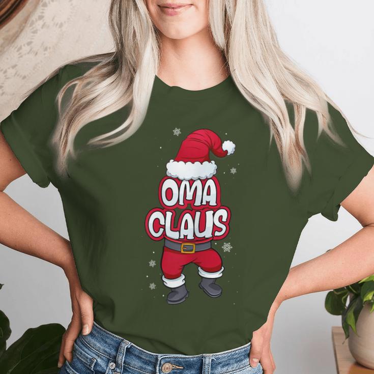 Grandma Claus Christmas Family Partner Look Santa Claus T-shirt Frauen Geschenke für Sie