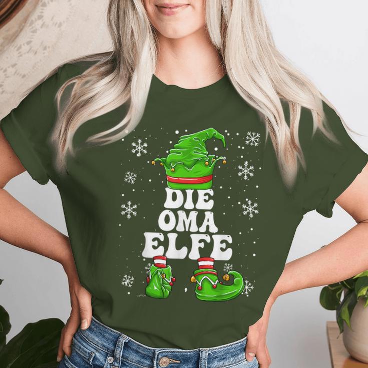 Grandma Elf Women's Grandmother Elf Christmas T-shirt Frauen Geschenke für Sie