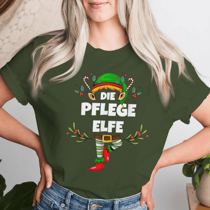 Women's Care Elf Christmas Elf Xmas T-shirt Frauen Geschenke für Sie