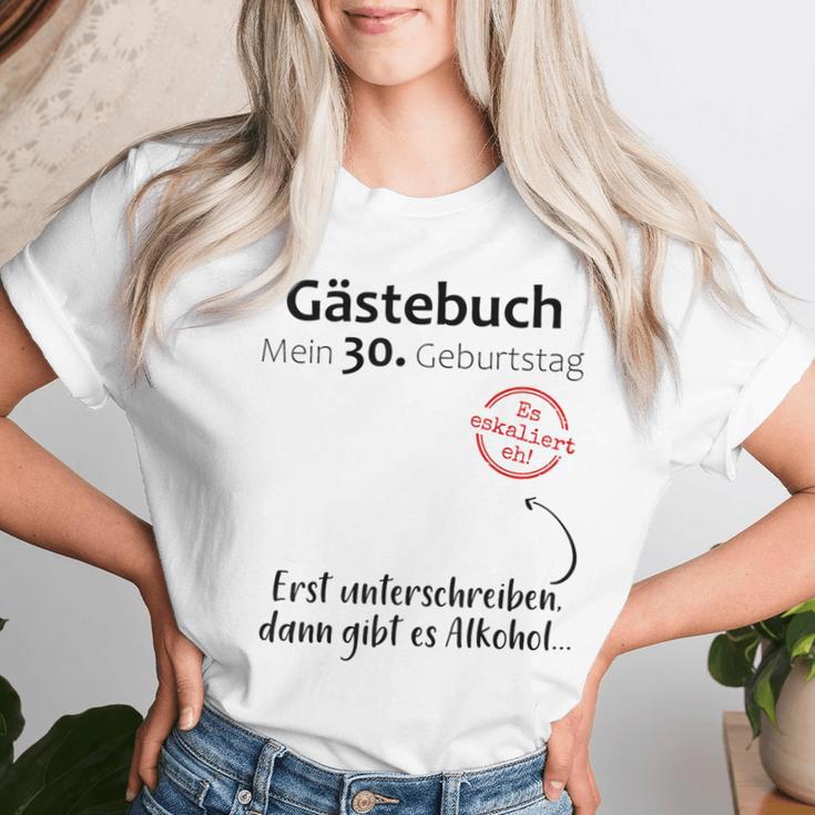 30Th Birthday Man Decoration 30Th Birthday Woman S T-shirt Frauen Geschenke für Sie