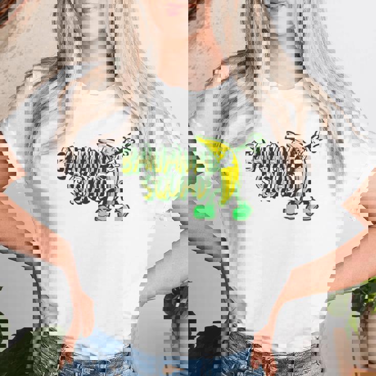 Banana Squad Lustiges Abtupfen Banana Food & Dab T-shirt Frauen Geschenke für Sie