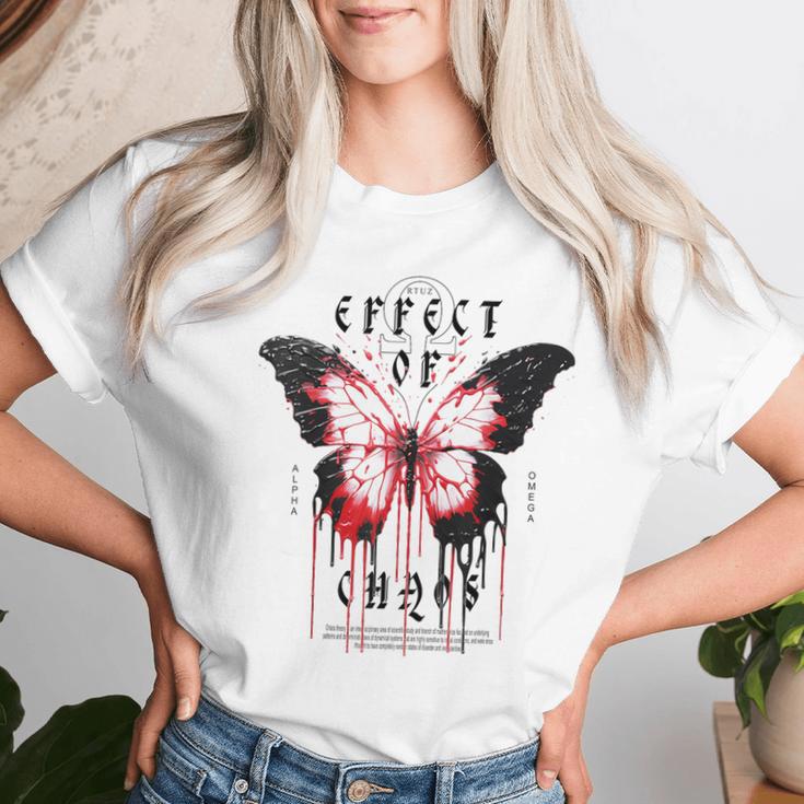 Hip Hop Y2k Hipster Streetwear Moth Butterfly T-shirt Frauen Geschenke für Sie