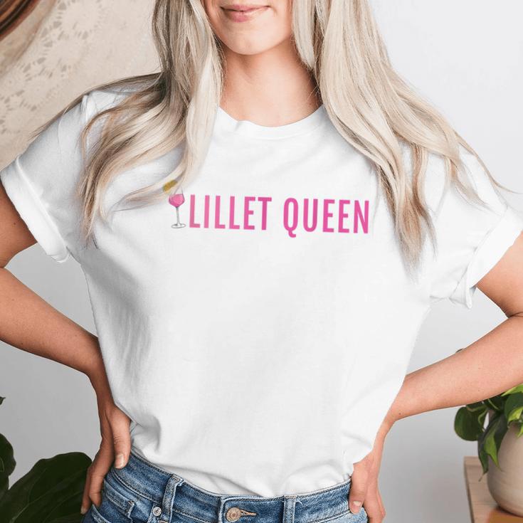 Lillet Queen Summer Alcohol Lillet T-shirt Frauen Geschenke für Sie