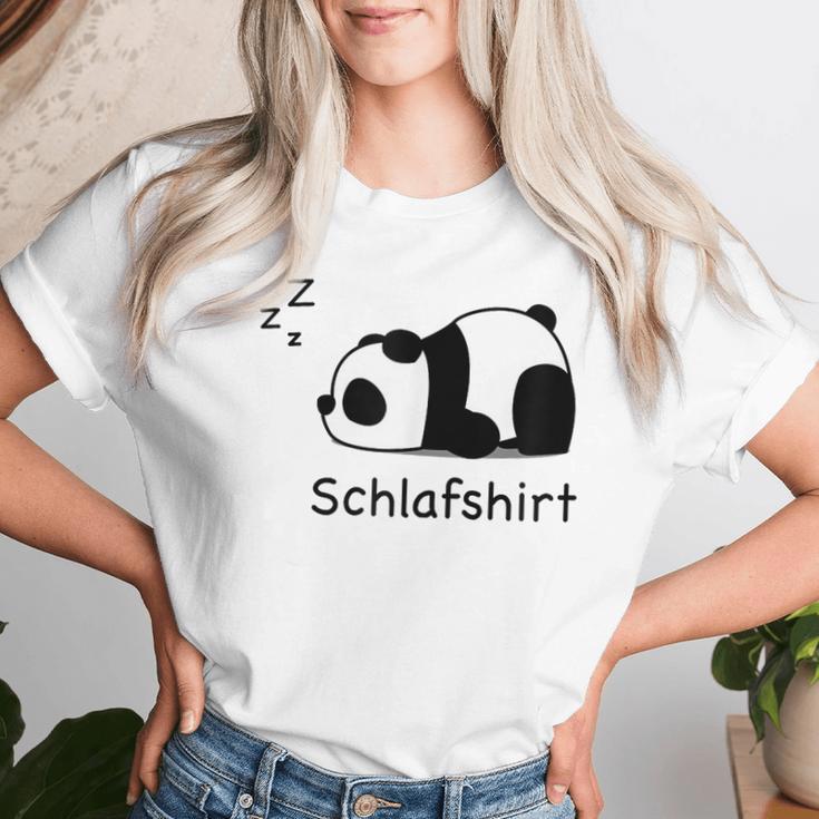 Müder Panda Cute Sleep T-shirt Frauen Geschenke für Sie