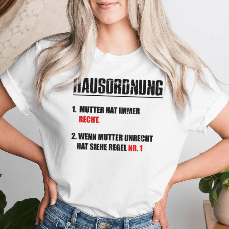 Mutterhat Immer Recht T-shirt Frauen Geschenke für Sie