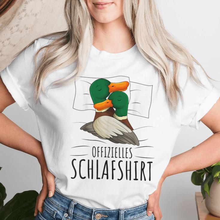 Official Sleep Duck Sleep Duck T-shirt Frauen Geschenke für Sie