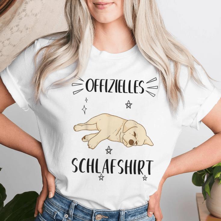 Offizielles Schlaf Hund Labrador Mum Pyjamas S T-shirt Frauen Geschenke für Sie