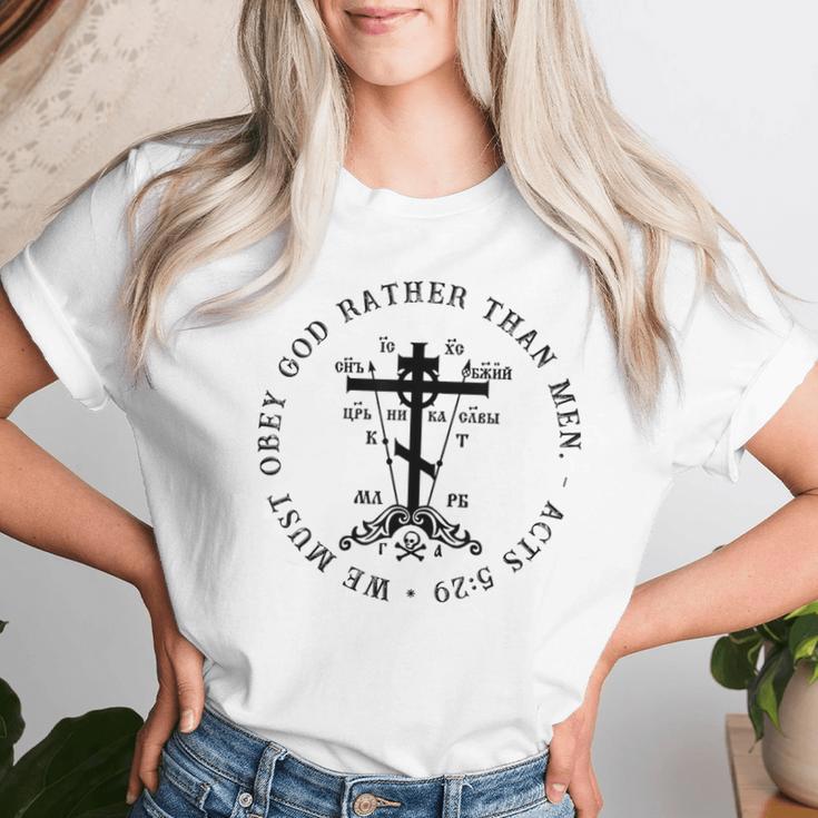 Orthodox Christian Cross T-shirt Frauen Geschenke für Sie