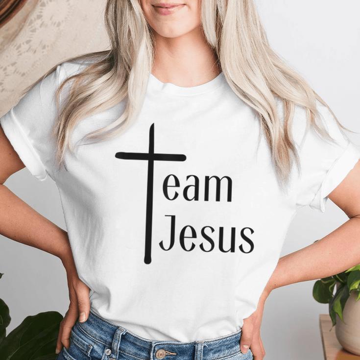 Team Jesus I Jesus Christ Redeemer Christianity T-shirt Frauen Geschenke für Sie