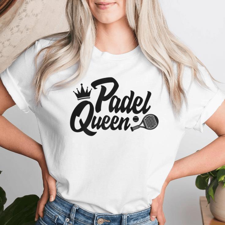 Women's Padelist Player Padel Tennis Padel Queen T-shirt Frauen Geschenke für Sie