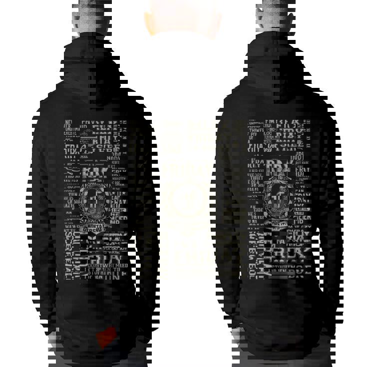 It's A Friday Thing Friday Name Hoodie Back Print