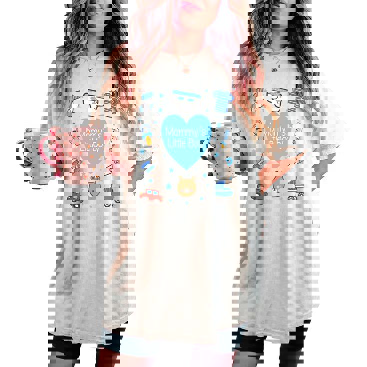 Abdl Ageplay Mommy's Little Boy Bdsm Kawaii Mommydom Dl Manga Larga Camiseta extragrande cómoda para mujer