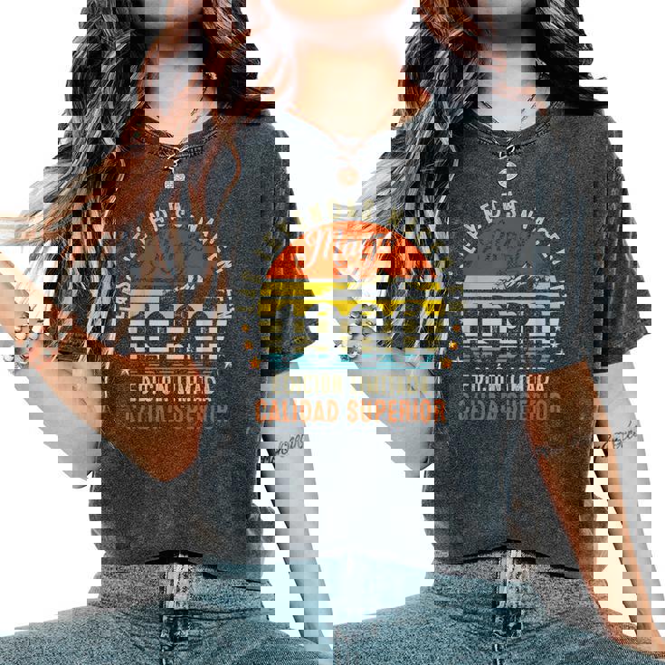 45 Cumpleaños Hombre 45 Años Marzo 1980 Regalo Camiseta extragrande cómoda para mujer