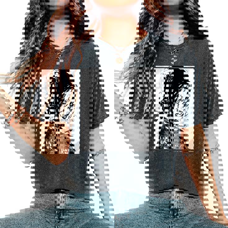 Anime Gothic Girl Aesthetic Soft Grunge Waifu Japanese Otaku Women's Oversized Comfort T-Shirt