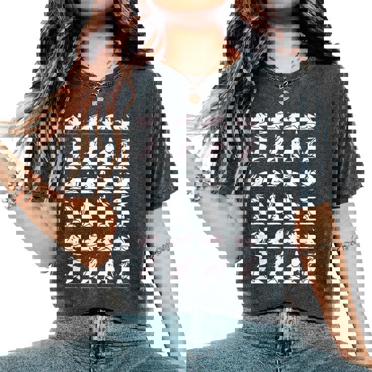 Bunny Yoga Conejitos Ejercicios Deportes Rabbit Fitness Camiseta extragrande cómoda para mujer