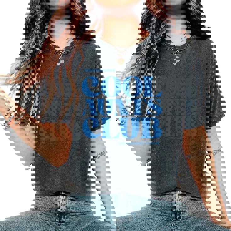Cool Aunts Club Promocionado A Tía Cool Aunt Auntie Camiseta extragrande cómoda para mujer