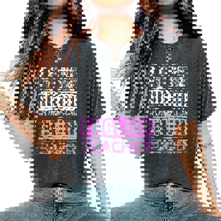 English Teacher Camiseta extragrande cómoda para mujer