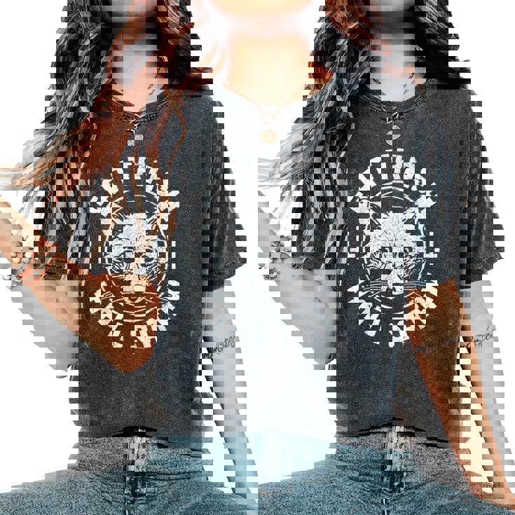 Gothic Raccoon Women's Comfort Tee | Quirky Goth Style