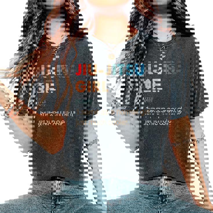 Jiu-Jitsu Girl Definition Jiu-Jitsu Regalo Para Niñas Camiseta extragrande cómoda para mujer