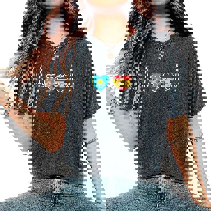 Kazajo Qazaqstan Orgullo Kazajstán Regalosintage Latido Bandera Español Kazajo Niños Hombre S Manga De Doble Puntada Negro Talla S Camiseta extragrande cómoda para mujer