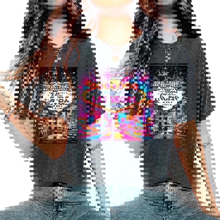 Las Vegas Nevada Las Vegas Souvenir Women's Oversized Comfort T-Shirt