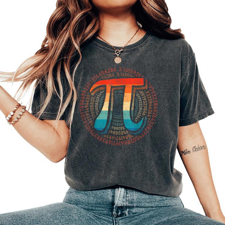 Math Is Simple As Pi Math Teacher Happy Pi Day Lover Women's Oversized Comfort T-Shirt
