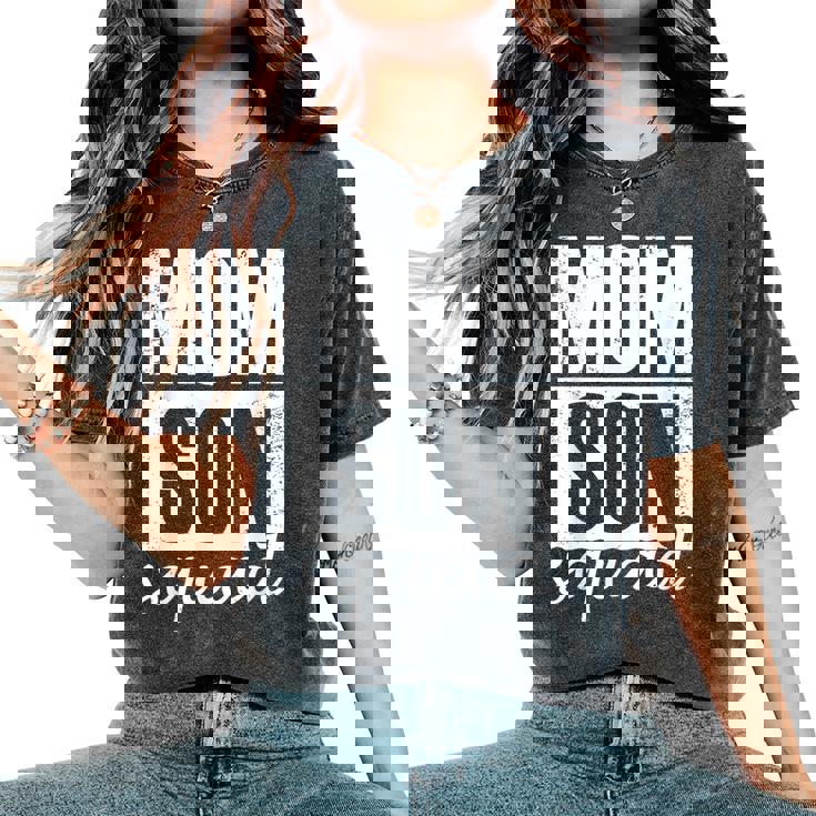 Mommy Son Squad Mom Sons Matching Mother's Day Mother Son Women's Oversized Comfort T-Shirt