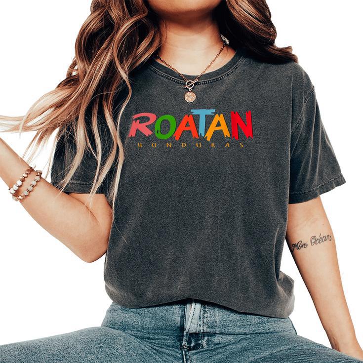 Candymix - Camiseta ajustada con la bandera del Grunge de Honduras para