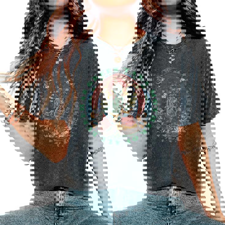 Taraerde Madre De Todos Los Budas Bodhisattva Dharma Cuello Camiseta extragrande cómoda para mujer