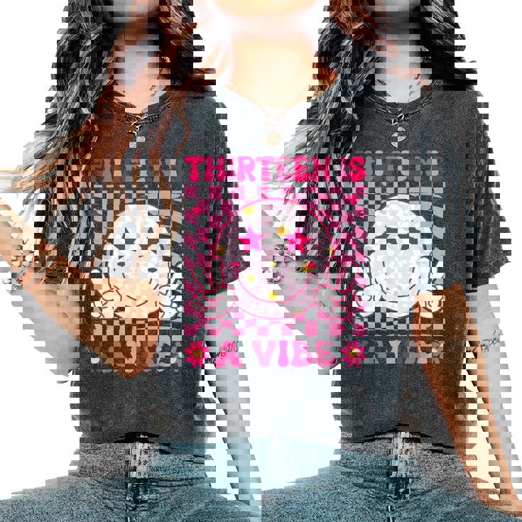 Bruh It's My 13Th Birthday 13 Year Old 13Yr Girl Groovy Pink