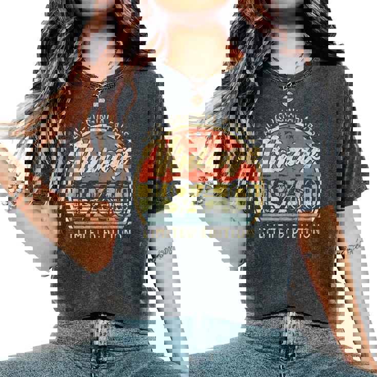Vintage 1960 Edición Limitada Retro Hecho En 1960 Hombres Es Camiseta extragrande cómoda para mujer