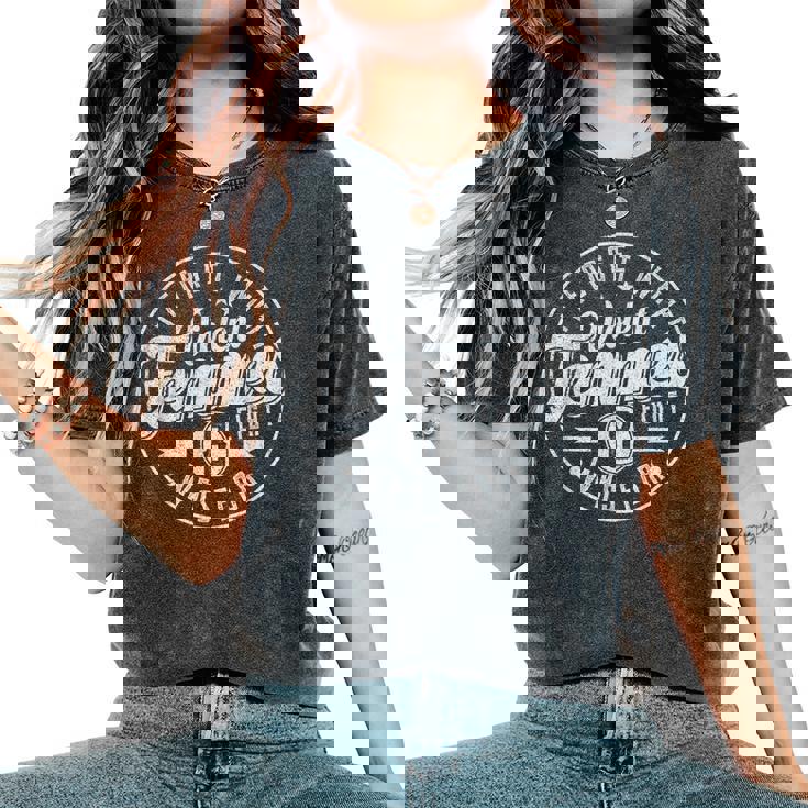 Vintage Retroiolent I Forget What 8 Was For Kiss Of S Camiseta extragrande cómoda para mujer
