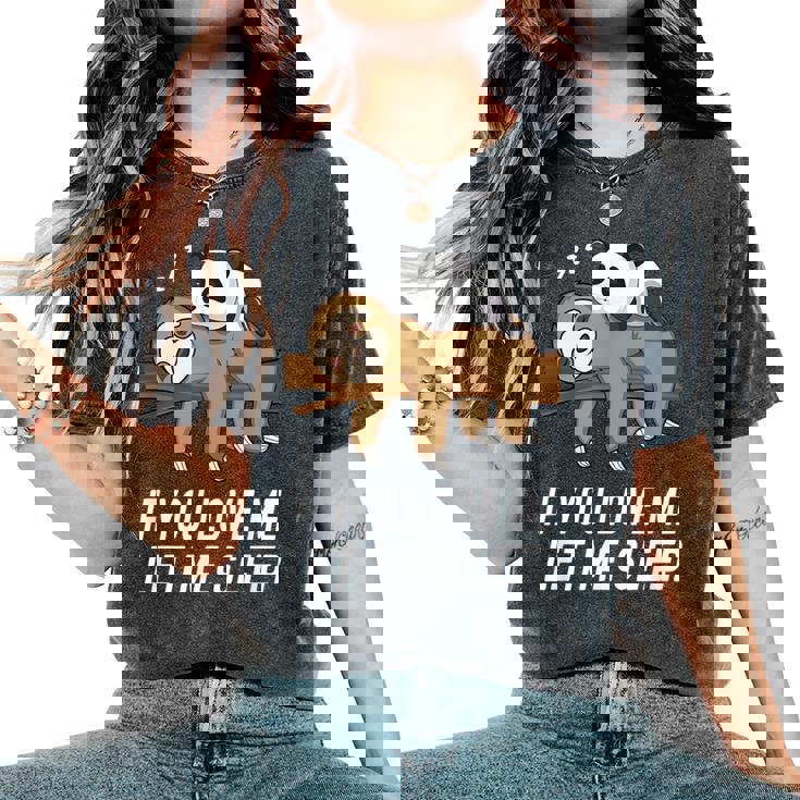 If You Love Me Let Me Sleep Pijama Con Diseño De Panda Y Perezoso - Main Image