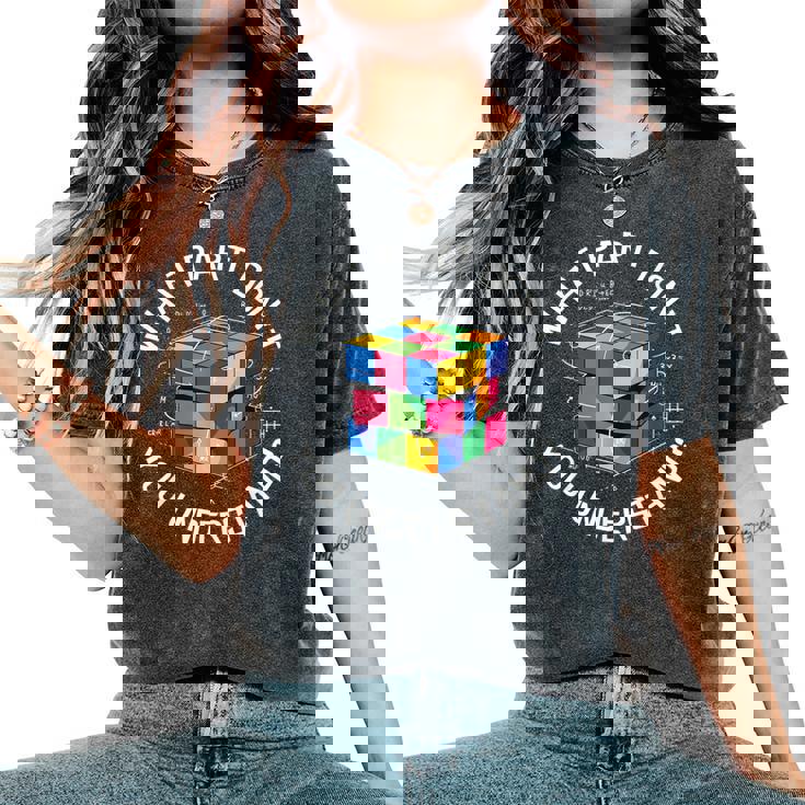Magic Cube Solution Nerd Genie Cadeau Drôles Hommes S T-shirt oversize confortable pour femme