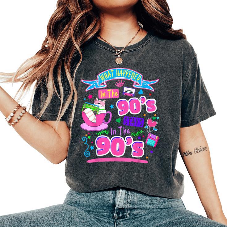 90s Rave Idea For Women & Rave Outfit EDM Festival Costume Women's  Oversized Comfort Colors T-Shirt - Monsterry