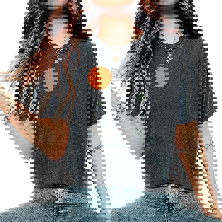 Trash Panda Raccoon T-Shirt | Retro 90s Sunset | Women's Oversized Fit