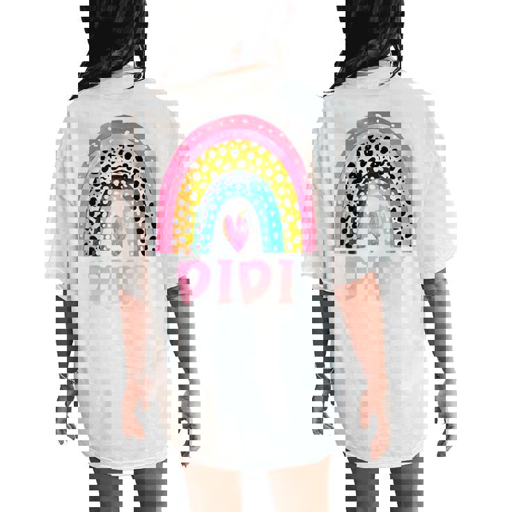 Didi Rainbow Mother's Day Love Cute Women's Oversized Comfort T-Shirt Back Print