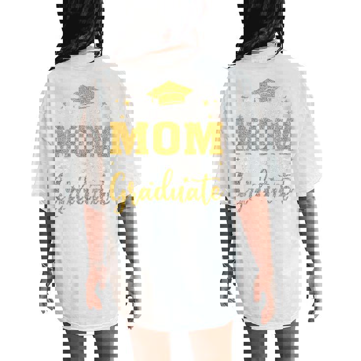 Mom Senior 2025 Proud Mom Of A Class Of 2025 Graduate Women's Oversized Comfort T-Shirt Back Print