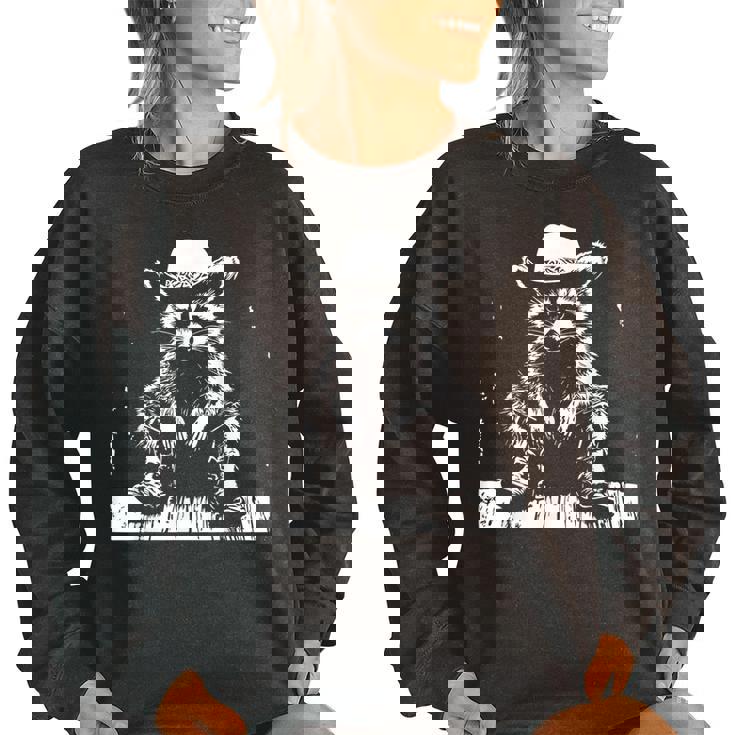 Raccoon Western Hoodie - Kids & Adults - Fun Outdoor Theme