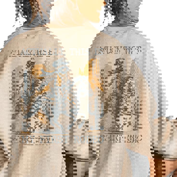 Raccoon Western Country Sweatshirt - Oversized Back Print for Women & Men Raccoon Western Country Sweatshirt - Oversized Back Print for Women & Men