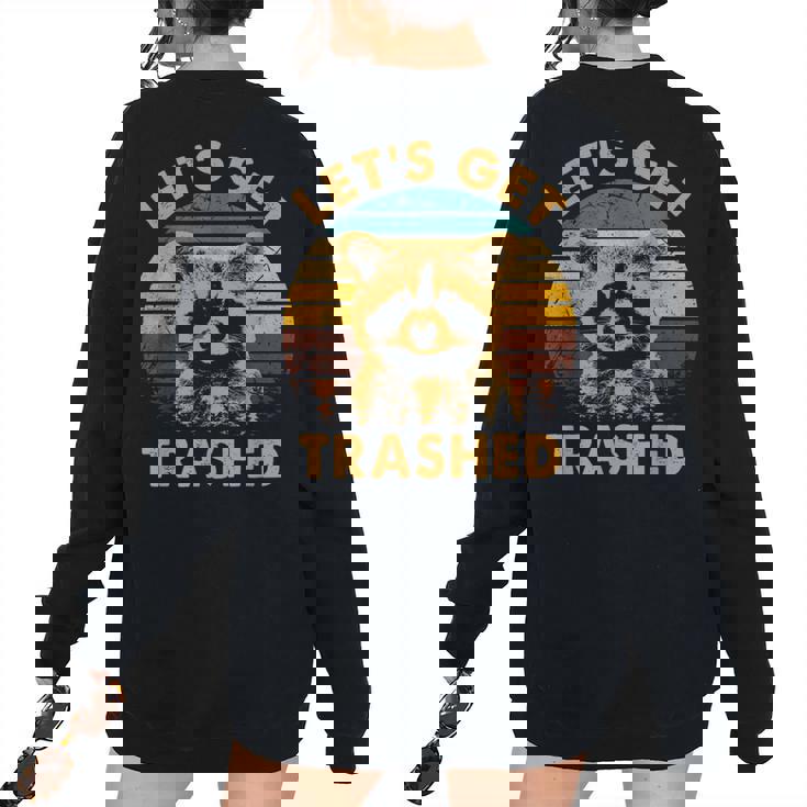 Raccoon Lovers Oversized Sweatshirt | Fun Back Print | Women’s Small Raccoon Lovers Oversized Sweatshirt | Fun Back Print | Women’s Small