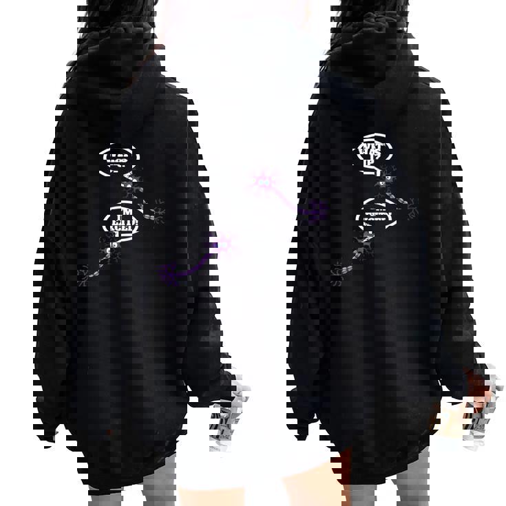 Broma Neurocientífica Women Oversized Hoodie Back Print
