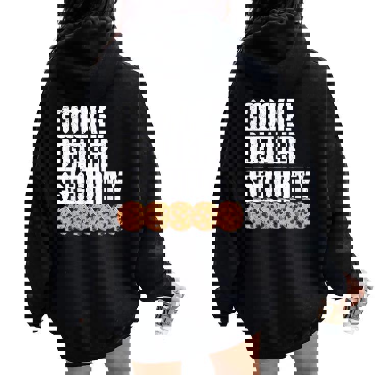 Cookie Dealer Security Cookie Dealer Scout For Girls Women Oversized Hoodie Back Print